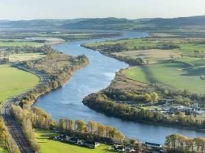 View of Kinfauns Castle near Perth 